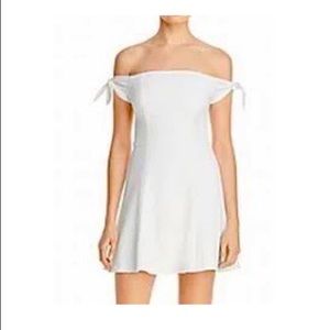 French Connection White A-line Dress (US 2)